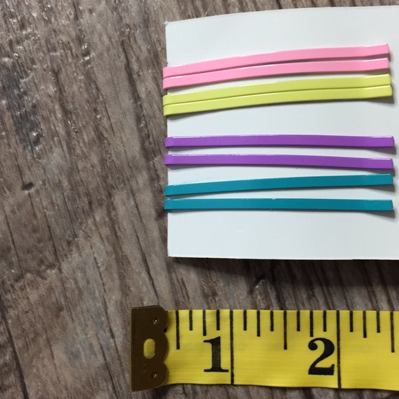 Brand new urban outfitter color hair clips set - Picture 2 of 3